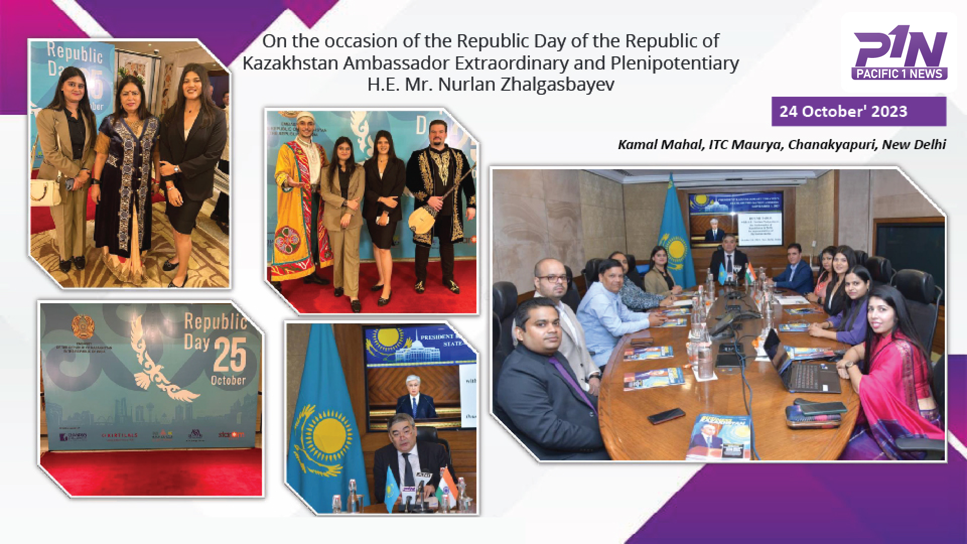 On the occasion of the Republic Day of the Republic of Kazakhstan Ambassador Extraordinary and Plenipotentiary H.E. Mr. Nurlan Zhalgasbayev
